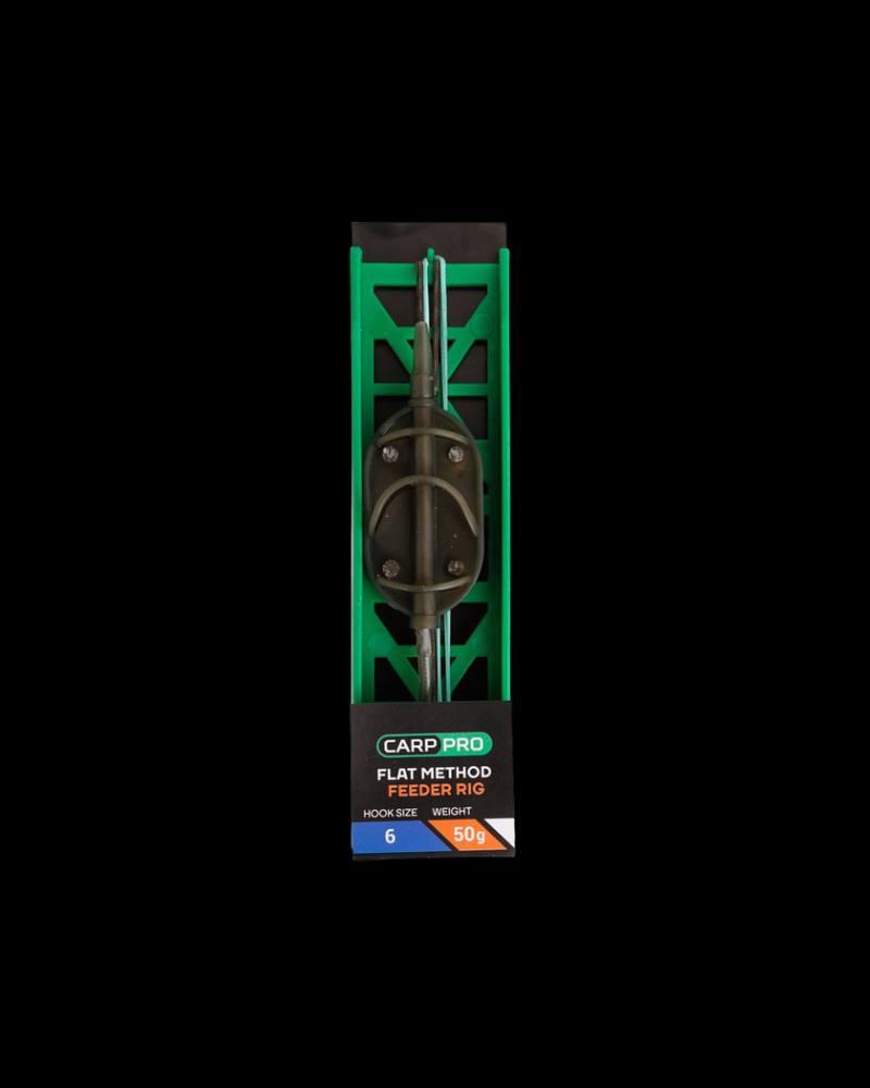 Carp Pro Ready Rig Flat Method Feeder Hook #6