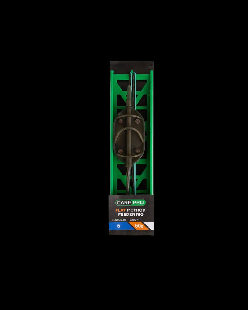 Carp Pro Ready Rig Flat Method Feeder Hook #6