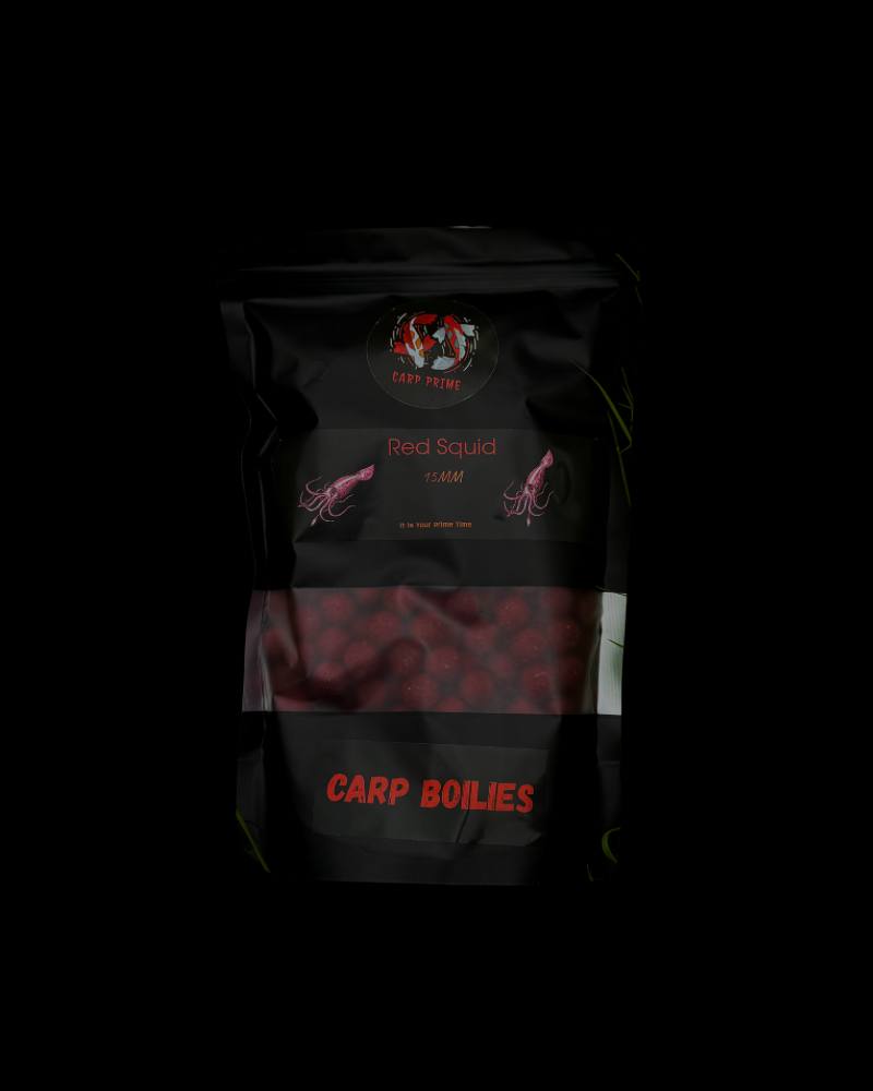 CarpPrime Carp Boilies Red Squid